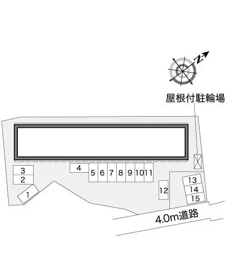 ★手数料０円★広島市佐伯区三宅　月極駐車場（LP）